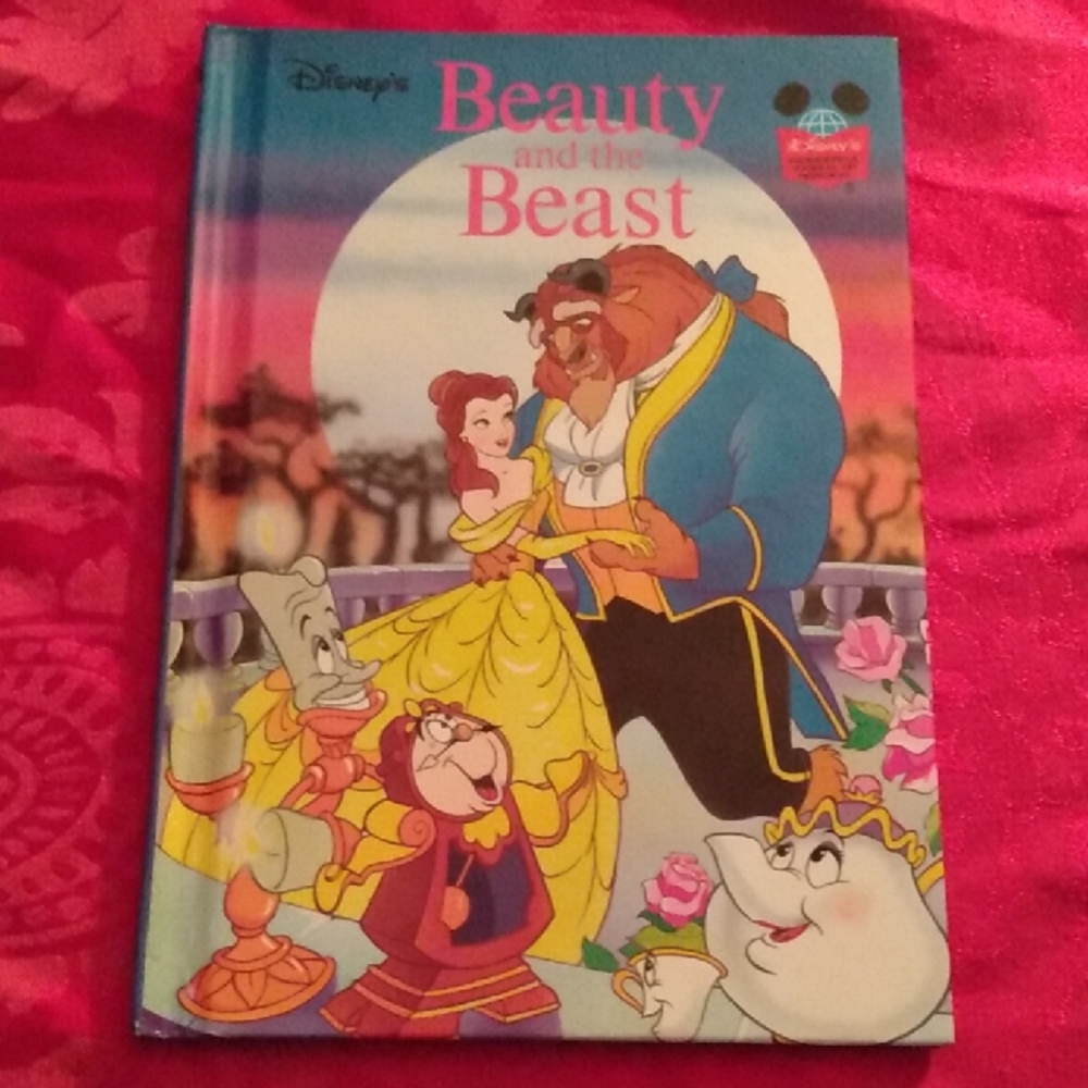 4/$20 Vintage Like New 1993 Disney’s Beauty and the Beast Hardcover Book